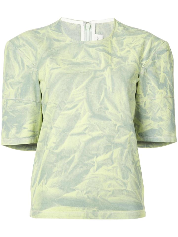 Veronique Leroy Peridot Top - Yellow & Orange