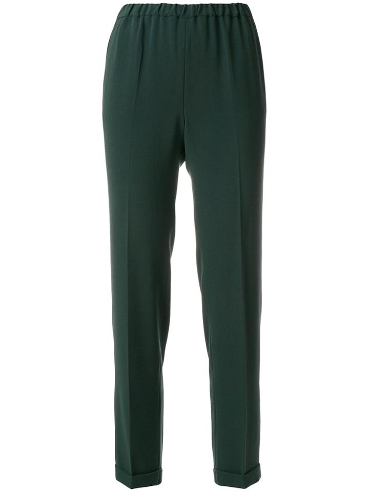 Alberto Biani Tailored Fitted Trousers - Green