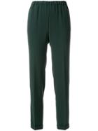 Alberto Biani Tailored Fitted Trousers - Green