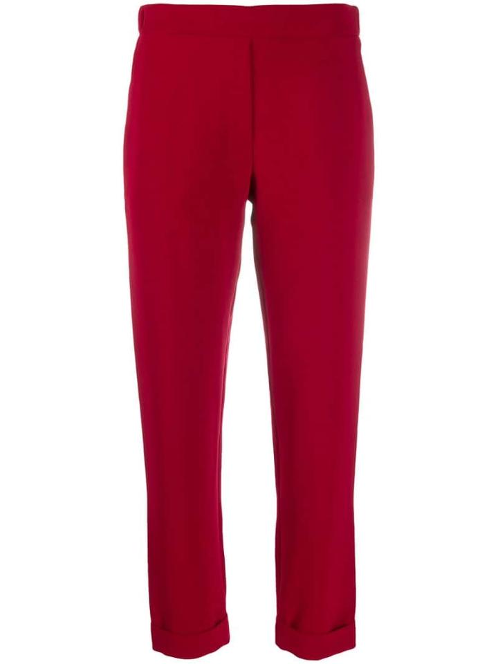 P.a.r.o.s.h. High Waisted Trousers - Red