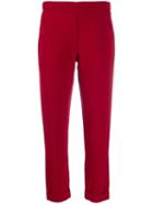 P.a.r.o.s.h. High Waisted Trousers - Red