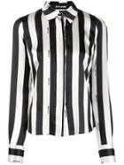 Styland Striped Fitted Shirt - Black
