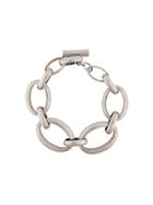 Ann Demeulemeester Large Chain Bracelet - Metallic