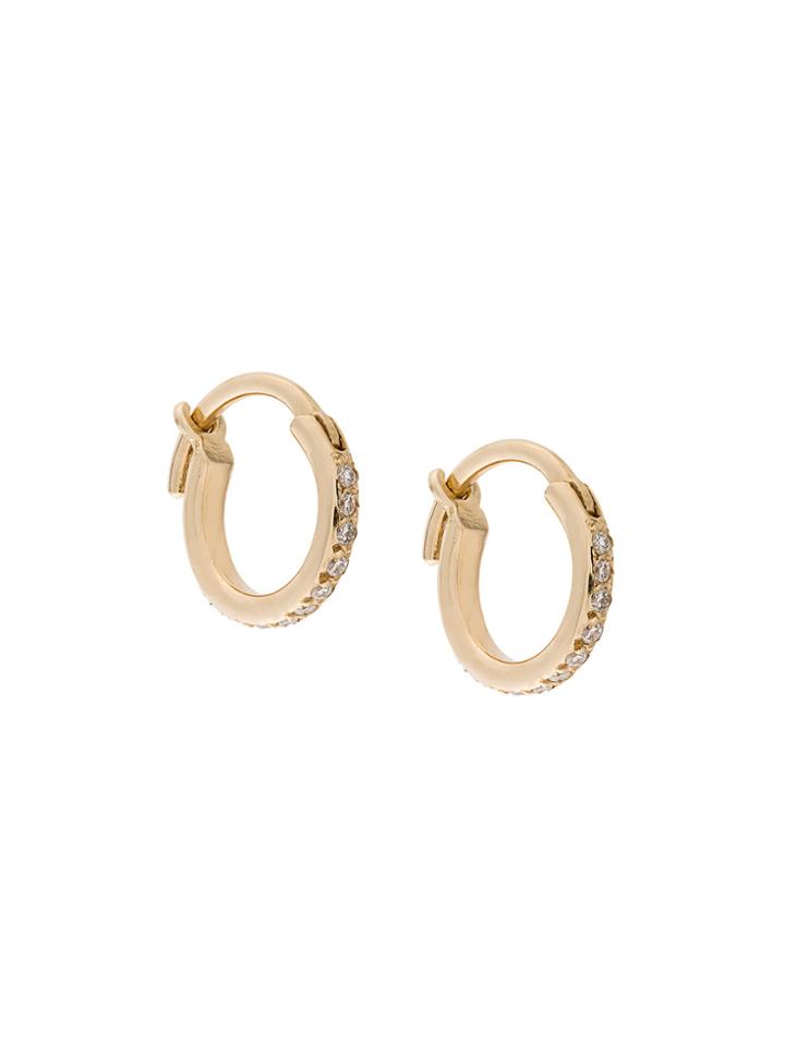 Ileana Makri Mini Hoops Earrings - Metallic