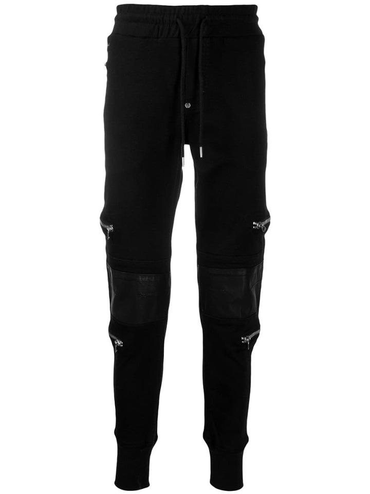 Philipp Plein Zipped Pocket Track Pants - Black