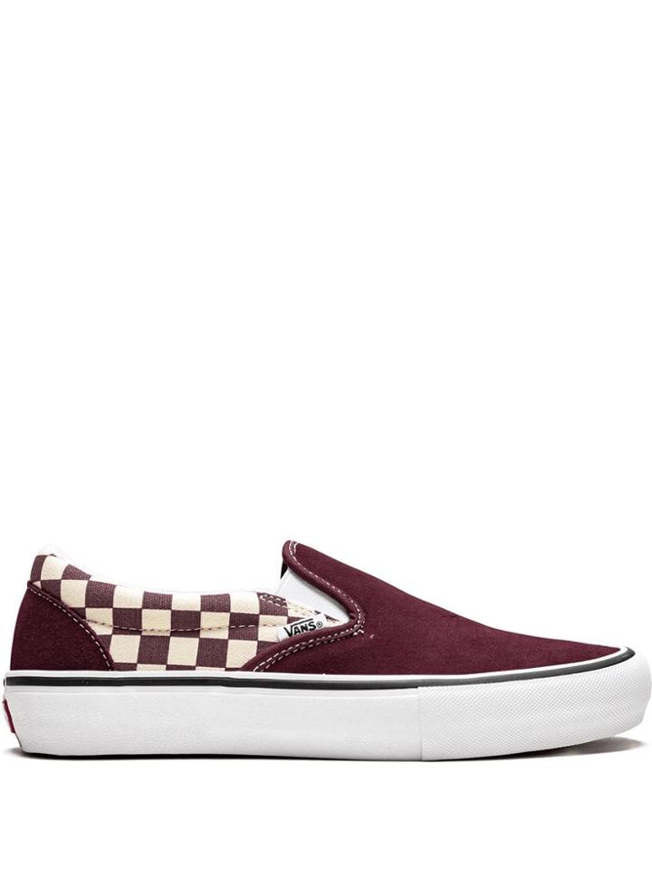 Vans Slip On Pro Sneakers - Red