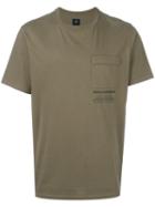 Maharishi Chest Pocket T-shirt, Men's, Size: Small, Green, Organic Cotton