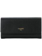 Lanvin Foldover Wallet - Black