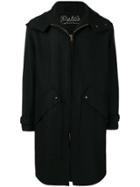 Paltò Hooded Mid-length Coat - Black