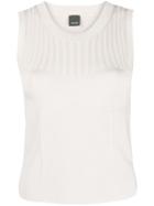 Pinko Sleeveless Fitted Top - Grey
