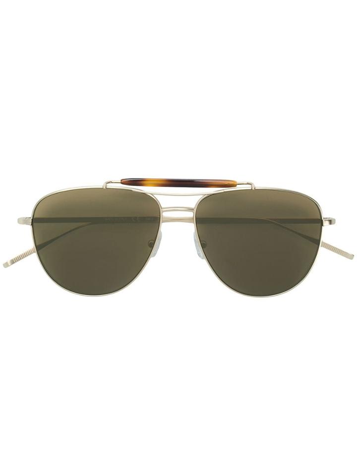 Tomas Maier Eyewear Aviator Sunglasses - Metallic