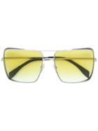 Moschino Eyewear Oversized Square Sunglasses - Metallic