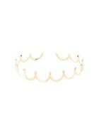 Jagga 18kt Yellow Gold 'crown Choker' Necklace, Women's, Metallic