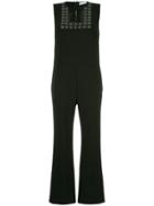 Red Valentino Bow Detail Jumpsuit - Black