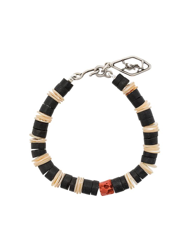 Saint Laurent Beaded Bracelet - Brown