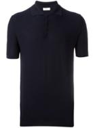 Fashion Clinic Timeless Shortsleeved Polo Shirt, Men's, Size: 48, Blue, Wool