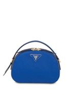 Prada Prada Odette Saffiano Leather Bag - Blue