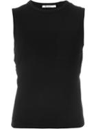 T By Alexander Wang Twisted Top, Women's, Size: M, Black, Spandex/elastane/rayon