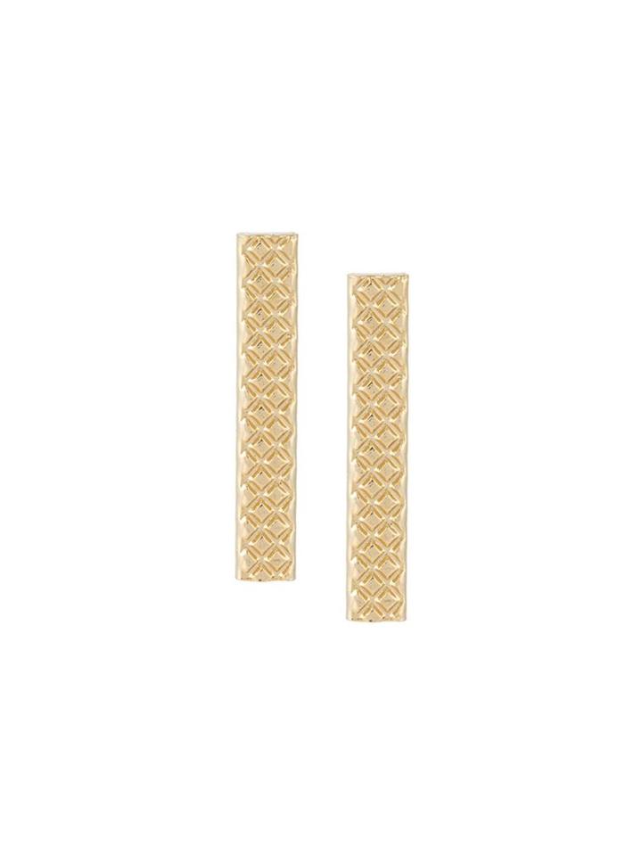 Isabel Marant Engraved Earrings, Women's, Metallic
