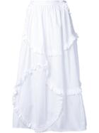 Tsumori Chisato - Patchwork Frill Skirt - Women - Cotton - S, Women's, White, Cotton