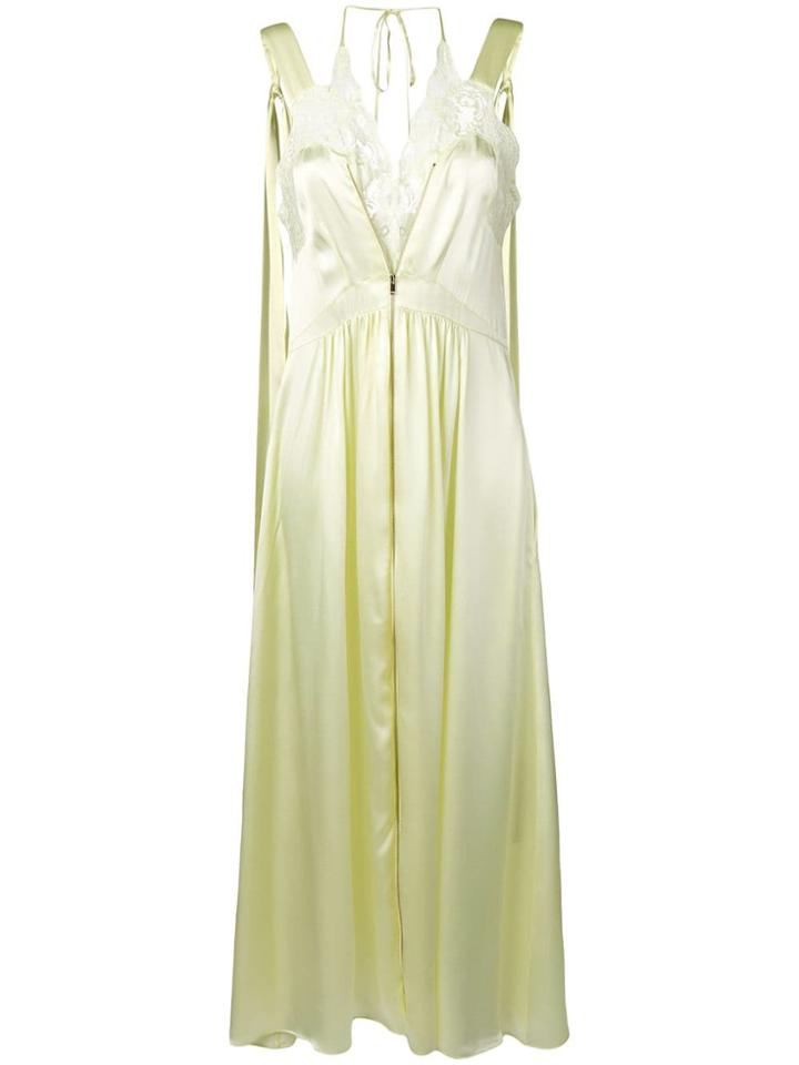 Stella Mccartney Sleeveless Satin Dress - Yellow