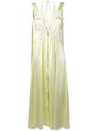 Stella Mccartney Sleeveless Satin Dress - Yellow