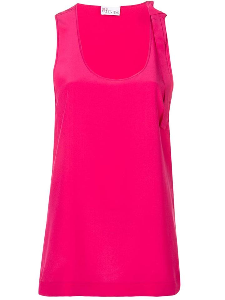 Red Valentino Red Valentino Bow Detail Top - Pink
