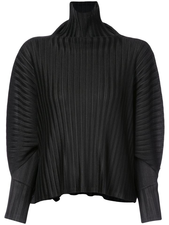 Pleats Please By Issey Miyake December Blouse - Black