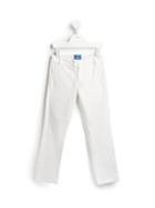 Fay Kids Straight Leg Trousers, Boy's, Size: 8 Yrs, White