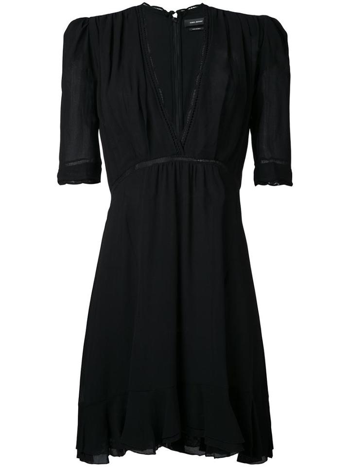 Isabel Marant 'quidor' Dress, Women's, Size: 38, Black, Silk/cotton/spandex/elastane