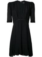 Isabel Marant 'quidor' Dress, Women's, Size: 38, Black, Silk/cotton/spandex/elastane