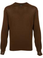 Maison Flaneur Fine Knit Turtleneck Sweater - Brown