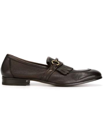 Henderson Baracco Textured Fringed 'moro' Loafers
