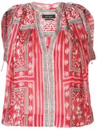 Isabel Marant Pleated Blouse - Red