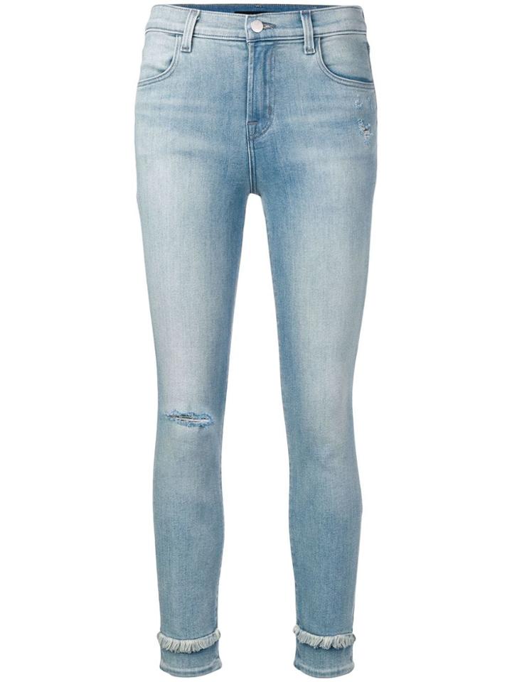 J Brand Alana High Rise Jeans - Blue