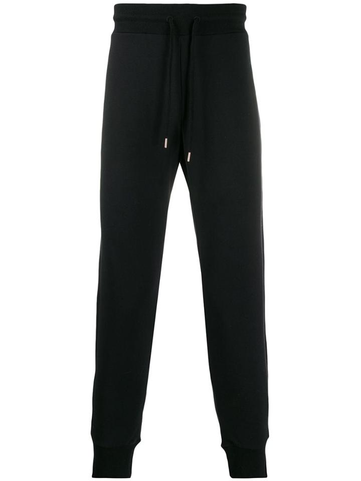 Love Moschino Foil Print Track Pants - Black