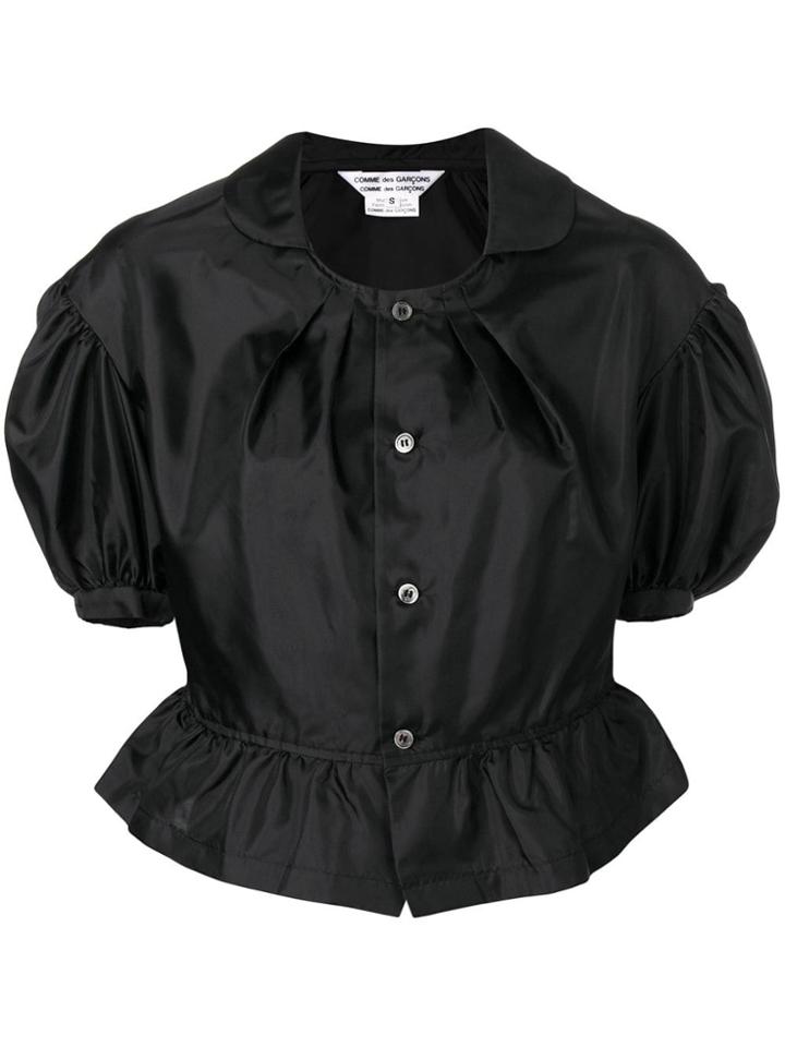 Comme Des Garçons Comme Des Garçons Puffed Button-down Blouse - Black