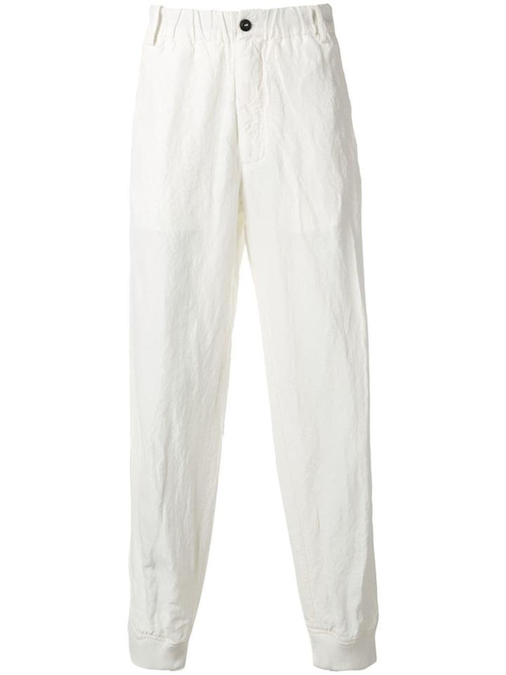 Giorgio Armani Elastic Waist Trousers - White