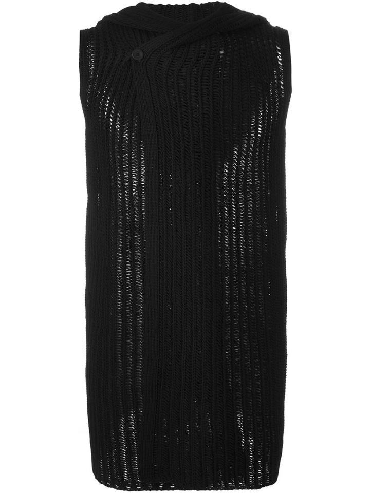 Rick Owens Sleeveless Knit Cardigan