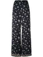 Etro Daisy Print Palazzo Pants