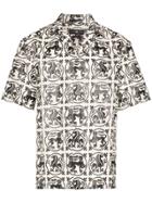 Edward Crutchley Regal Animal Print Shirt - White