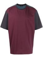 Qasimi Colour Block T-shirt - Purple