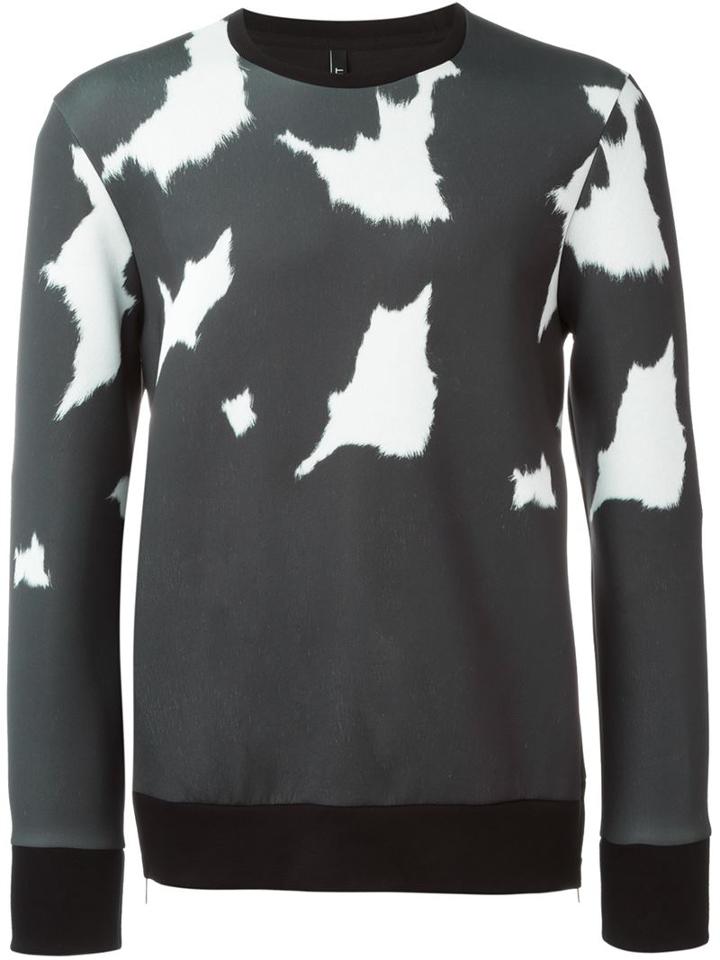 Neil Barrett Fur Print Sweatshirt