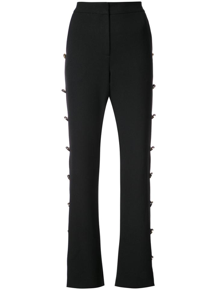 Prabal Gurung Button Embellished Flared Trousers - Unavailable