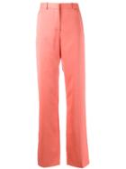 Versace High-waisted Flared Trousers - Pink