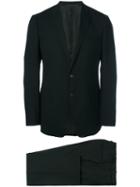 Armani Collezioni Two Piece Suit, Men's, Size: 48, Black, Wool/acetate/viscose