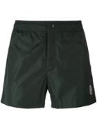 Moncler Tri-colour Trim Swim Shorts - Grey