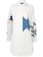 Calvin Klein 205w39nyc Star Shirt Dress - White