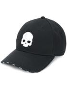 Hydrogen Embroidered Skull Cap - Black