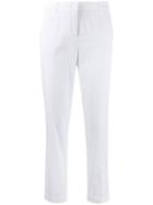Cambio Creased Tapered Trousers - White